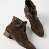 Vivienne | Women’s Boots with Suede and Zipper Closure