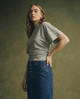Arden | Women Tee With Cotton Drape Silhouette