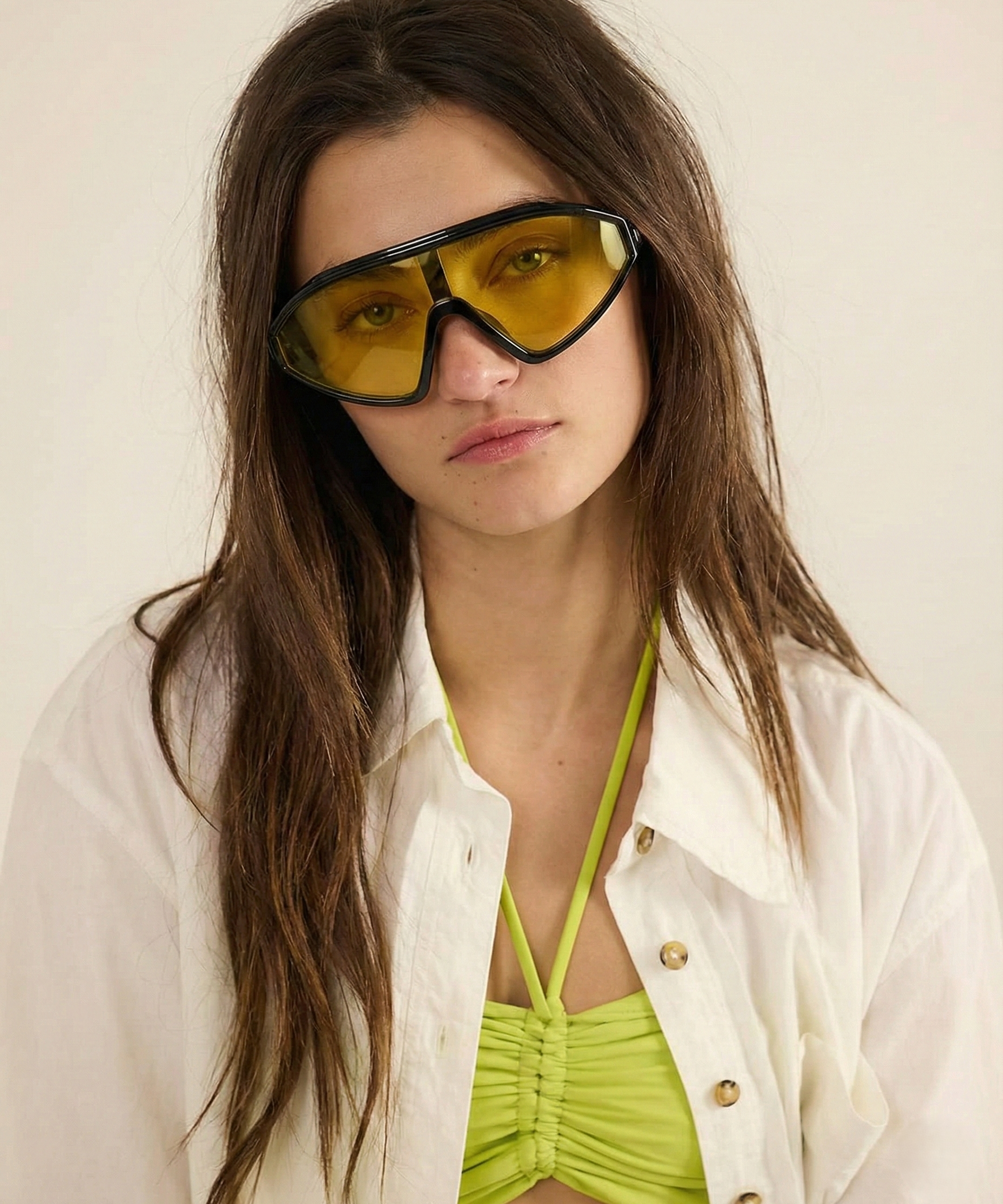 Natasha | Women's Sunglasses with Acetate Shield Frame and UV400 Protection