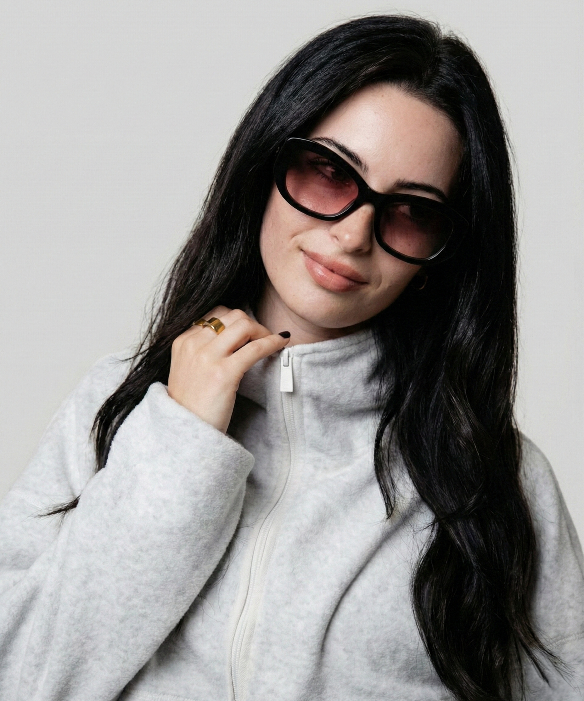Charlotte | Women's Sunglasses with Acetate Frame and Oversized Shape