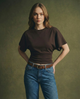 Arden | Women Tee With Cotton Drape Silhouette