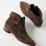 Vivienne | Women’s Boots with Suede and Zipper Closure