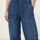 Madison | Women's Loose Fit Denim Pants with Pull-On Waist