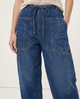 Madison | Women's Loose Fit Denim Pants with Pull-On Waist