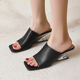 Verona | Women's Mule with Sculpted Heel and Open-Toe