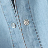 Morgan | Women Crop Top With Cotton Denim