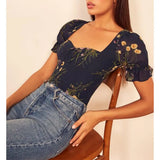 Serena | Women Blouse With Floral Print Design