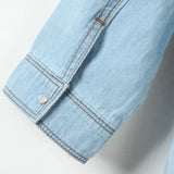 Morgan | Women Crop Top With Cotton Denim