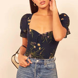 Serena | Women Blouse With Floral Print Design