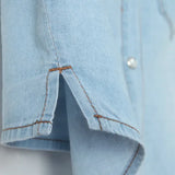 Morgan | Women Crop Top With Cotton Denim