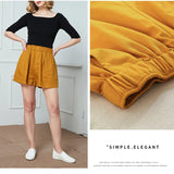 Malia | Women's Shorts with Elastic Waist and Pockets
