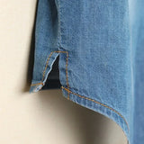 Morgan | Women Crop Top With Cotton Denim