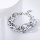 Marbella | Women Bracelet with Acrylic and Gold Chain