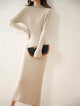 Aurora | Women's Wool Maxi Sweater Dress with Slim Fit Silhouette