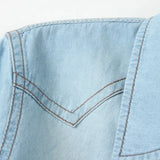 Morgan | Women Crop Top With Cotton Denim