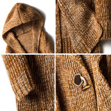 Preston | Men's Knit Cardigan with Hooded Design