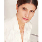 Mavine | Women Necklace with Dual Enamel and Gold Chain