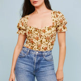 Serena | Women Blouse With Floral Print Design