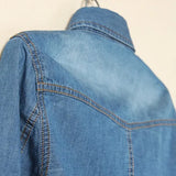 Morgan | Women Crop Top With Cotton Denim