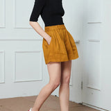 Malia | Women's Shorts with Elastic Waist and Pockets