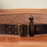 Fortezza | Men Belt with Cowhide Leather and Double Buckle