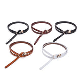 Húsafell | Women Belt with Split Leather and Knot Closure