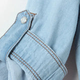 Morgan | Women Crop Top With Cotton Denim