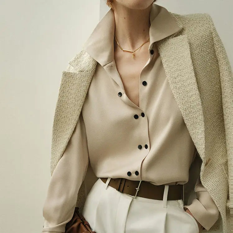Seraphina | Women Blouse With Minimal Sophisticated Style