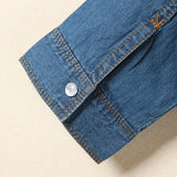 Morgan | Women Crop Top With Cotton Denim