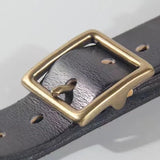 Oliver | Men's Leather Belt with Cowhide Strap and Copper Buckle