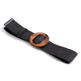 Soleil | Women Waist Belt with Braided Design and Wooden Buckle