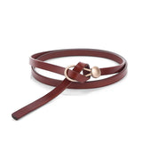 Húsafell | Women Belt with Split Leather and Knot Closure