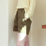 Malia | Women's Shorts with Elastic Waist and Pockets