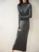 Aurora | Women's Wool Maxi Sweater Dress with Slim Fit Silhouette