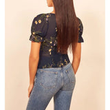 Serena | Women Blouse With Floral Print Design