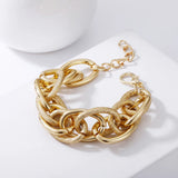 Marbella | Women Bracelet with Acrylic and Gold Chain
