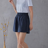 Malia | Women's Shorts with Elastic Waist and Pockets