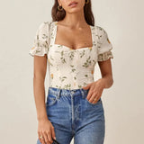 Serena | Women Blouse With Floral Print Design