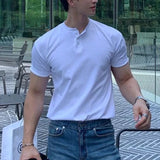Tristan | Men's Cotton Polo Shirt with Short Sleeves