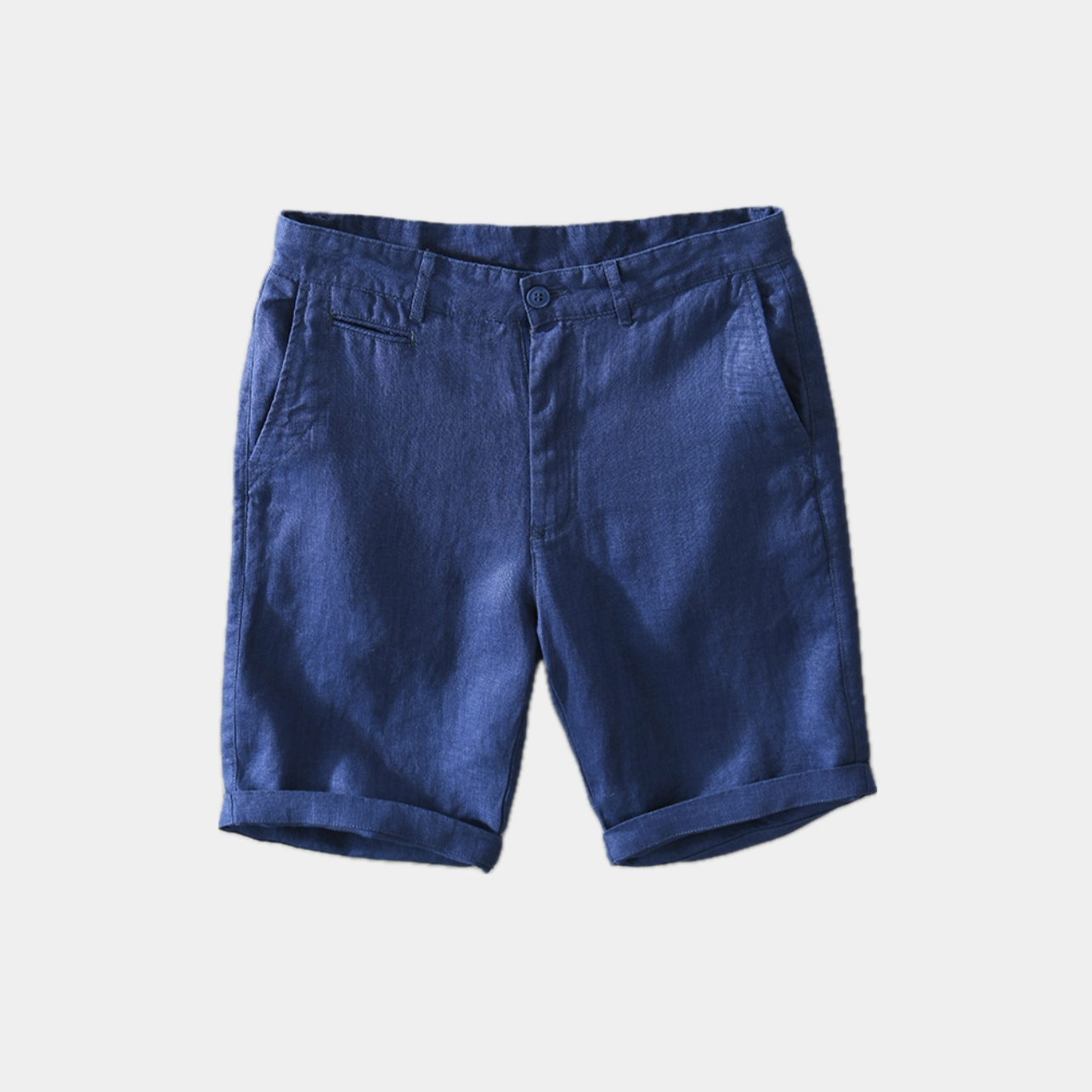 Elliot | Men's Shorts with Linen and Straight-Leg