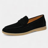 Oliver | Men's Leather Loafer Shoes with Cowhide and Rubber