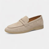 Oliver | Men's Leather Loafer Shoes with Cowhide and Rubber