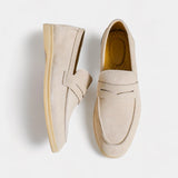 Oliver | Men's Leather Loafer Shoes with Cowhide and Rubber