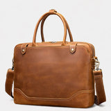 Silas | Men's Shoulder Bag with Vintage Design and Leather