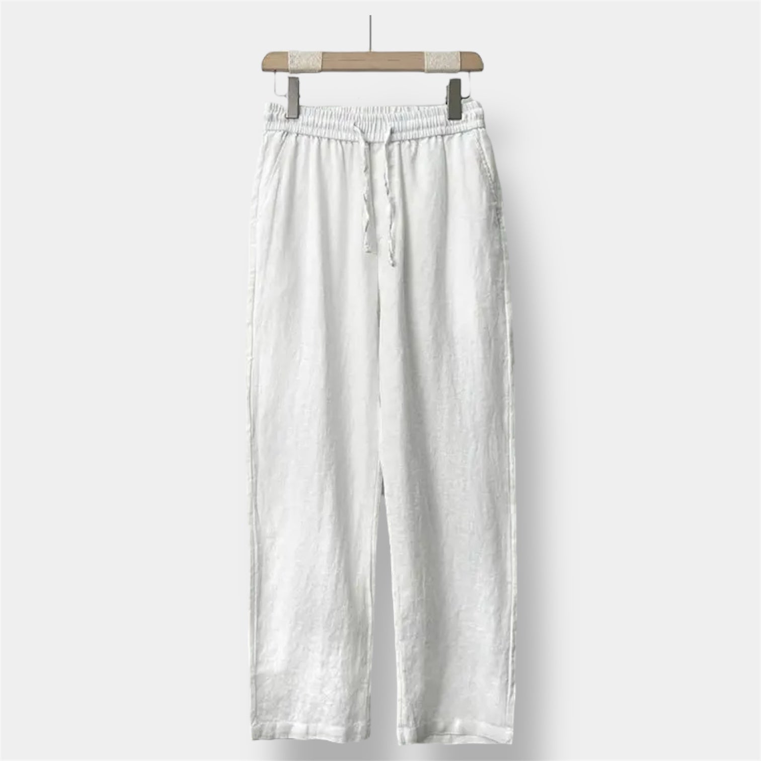 Declan | Men's Pants with Straight Linen Fit