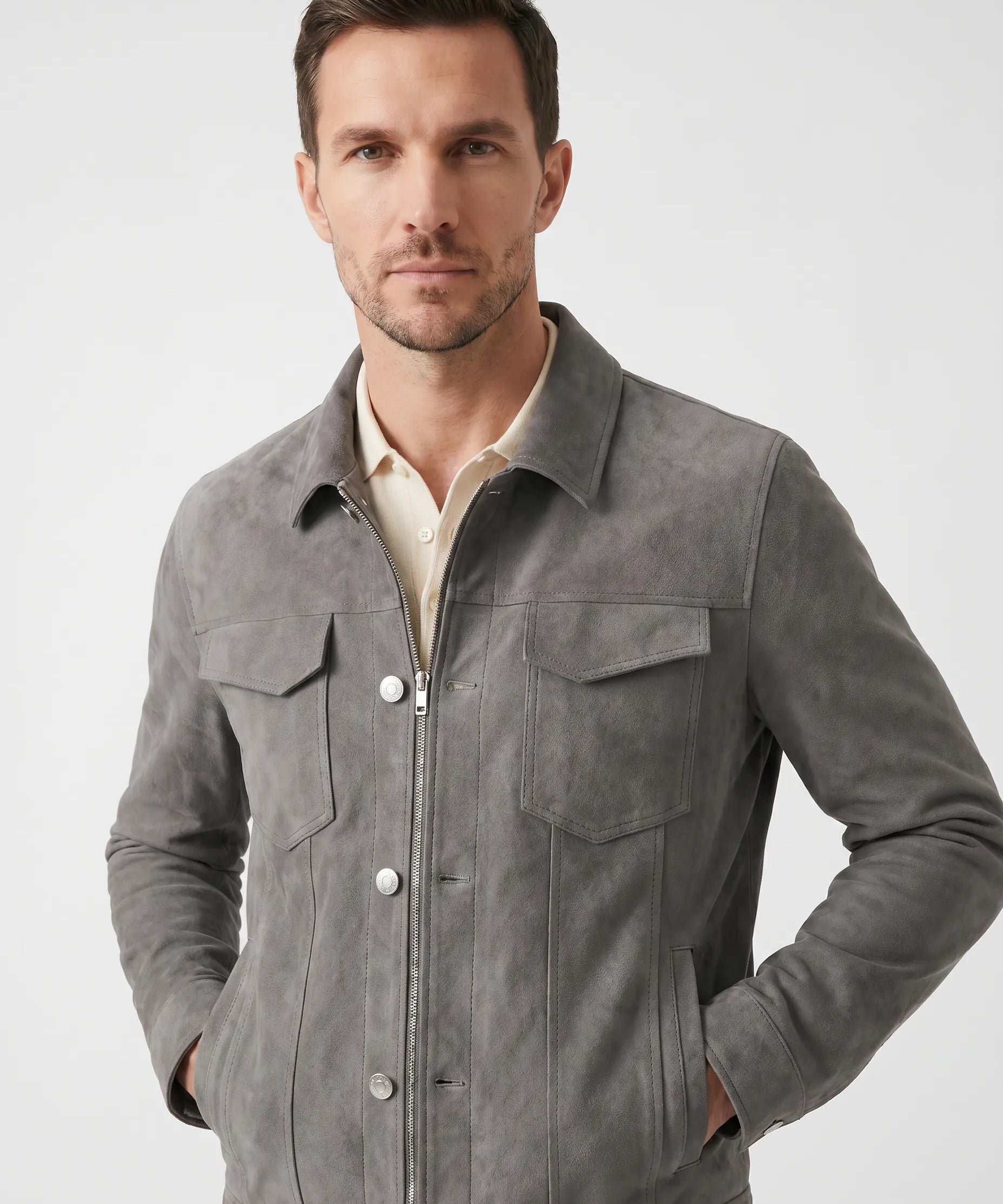 Men’s Refined Suede Outerwear