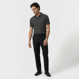 Ethan | Men's Polo Shirt with Tailored Fit and Button Placket
