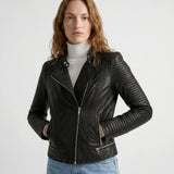 Isabelle | Women's Jacket with Stand Collar and Zip Front