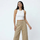 Claire | Women's Trousers with Wide Leg and Waistband
