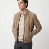 Men’s Refined Suede Bomber Jacket